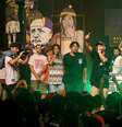 Artistas na edição do ano passado do Festival Terra do Rap. Neste ano, 10 selecionados farão mentoria.  Foto: Divulgação